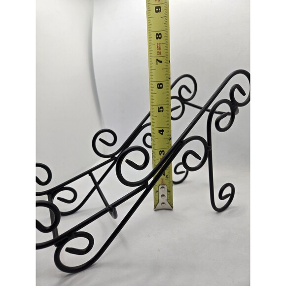 Wrought Iron Rack Wine Rack Black Scroll Decor Design 1 bottle Table stand - Picture 5 of 5